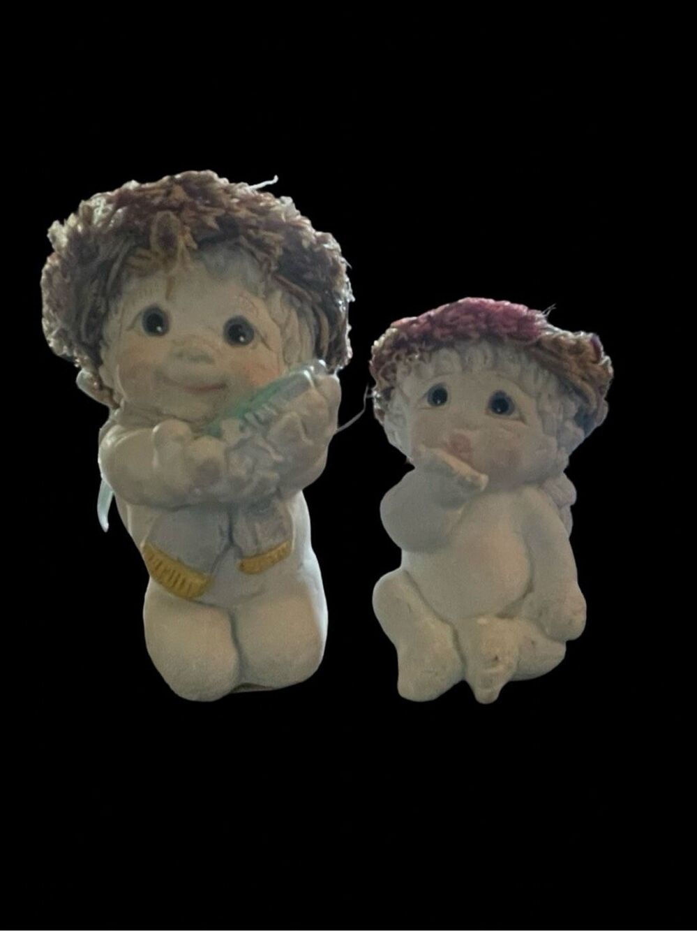 Lot of 2 Cast Art Industries Dreamsicles Cherubs Angels Figurines